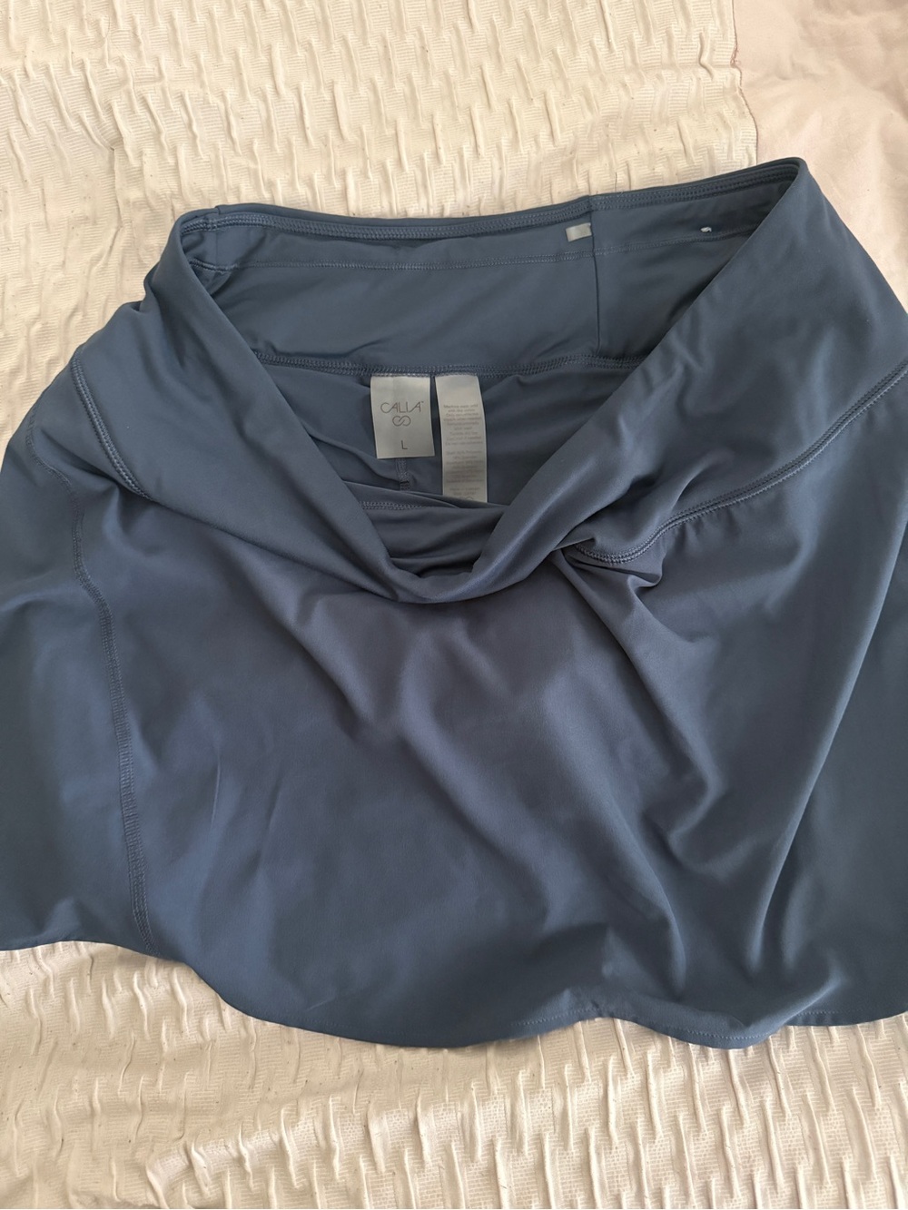 CALLA Performance Skort - Slate Blue- size large